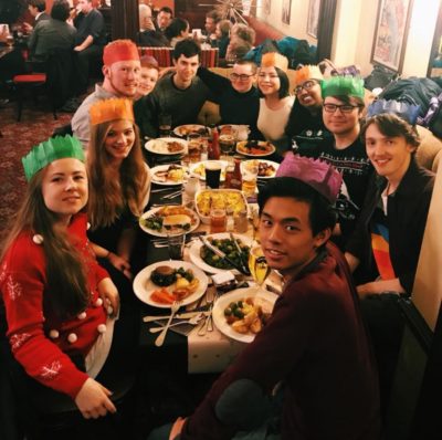 The Sheffield Debating Society at their Christmas meal - © private